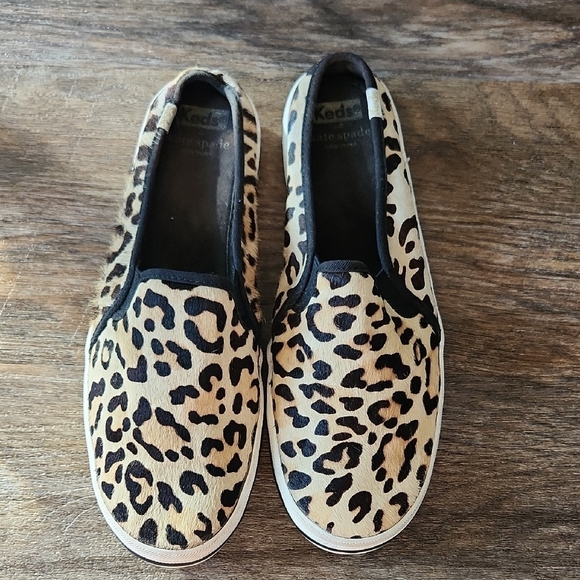 Kate Spade Leopard Print Slip-On Sneakers - Picture 4 of 9